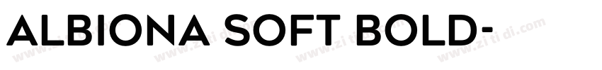 Albiona Soft Bold字体转换